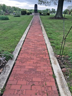 Memorial And Bricks